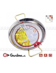 Paella dish D30 Stainless steel 18 8 Garcima G05-70030 GARCIMA® LaIdeal Paella dish Stainless steel Non-stick HQ Garcima