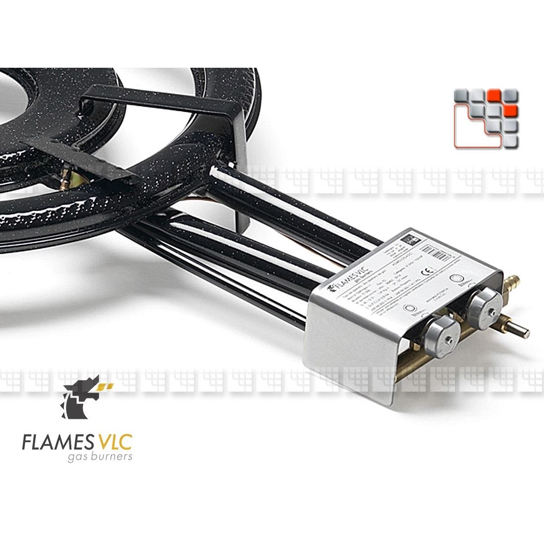 Bruleur Gaz TT-600BFR VLC - Bruleur Gaz Flames VLC - FLAMES VLC®