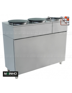 Rear Panel Eco-Line Stainless Steel Cabinet MAINHO M36- MAINHO® ECO -LINE Range for Compact Kitchen or Food-Truck