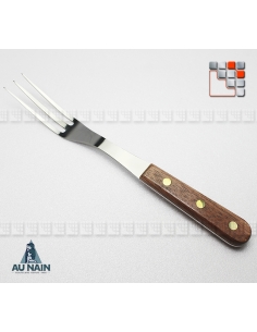 3 Teeth Rosewood Fork 28 AUNAIN A38-1320501 AU NAIN® Coutellerie Serving Cutlery