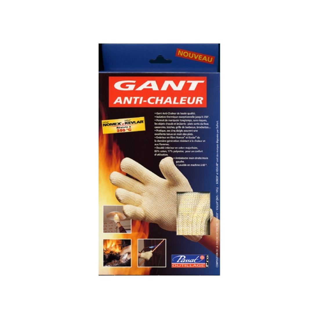 Gants tricots kevlar® anti-chaleur ARATHERMA COMFORT
