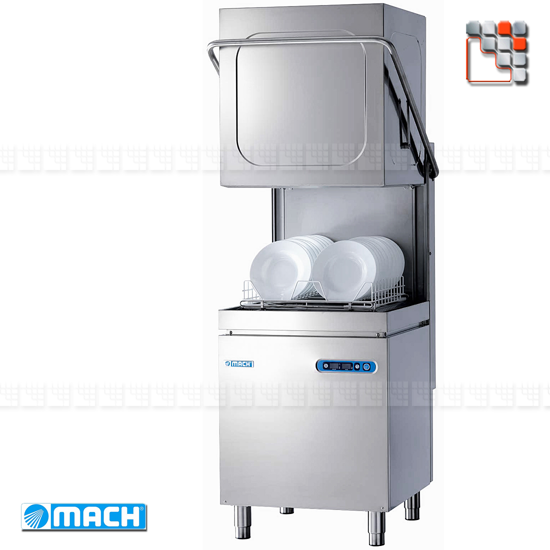 Lave vaisselle à Capot 50x50 MACH - Snack-Bar Froid CHR Lavage - MA