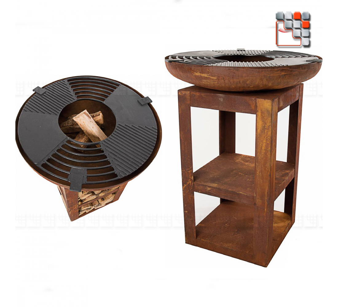 Brasero de table, achat brasero design : Brasero Industrie Concept