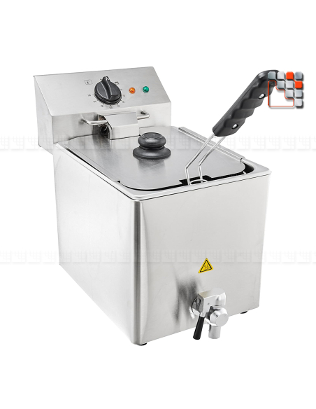 Fryer FRE 8V - 8L 3.3 kW MAINHO M04- FRE 8V MAINHO® Fryer Wok Steam Oven