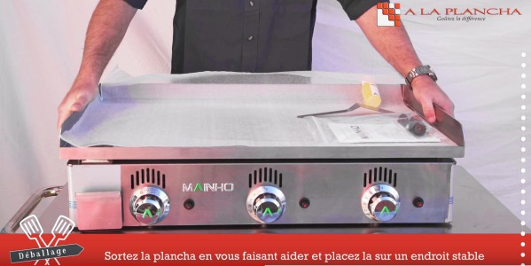 Tutorial n° 1 : Reception, commissioning of your plancha.