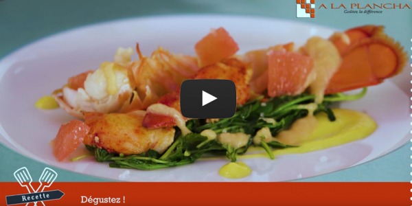 Freshness of Lobster on Rucola - Recipe-Chef Pablo